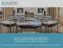 Tablet Screenshot of elelock.com